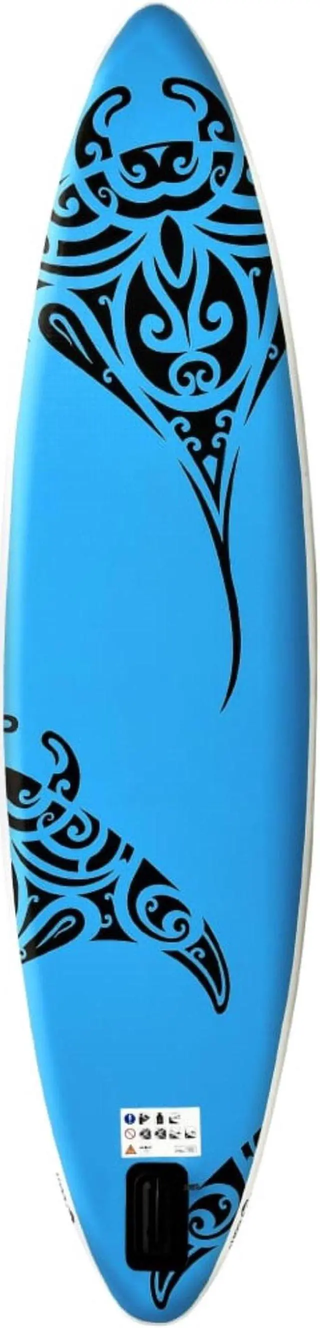 Alt view image 11 of 12 - vidaXL Paddleboard Set Inflatable Paddle Board Surf Set Sup Surboard Blue