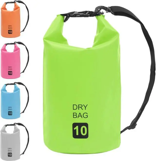 Alt view image 5 of 12 - vidaXL Dry Bag Green 2.6 gal PVC