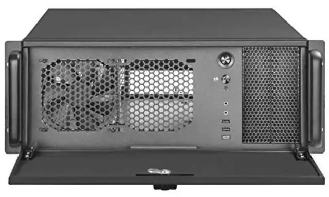 Alt view image 5 of 13 - SilverStone 4U rackmount server chassis with liquid cooling compatibility,RM42-502