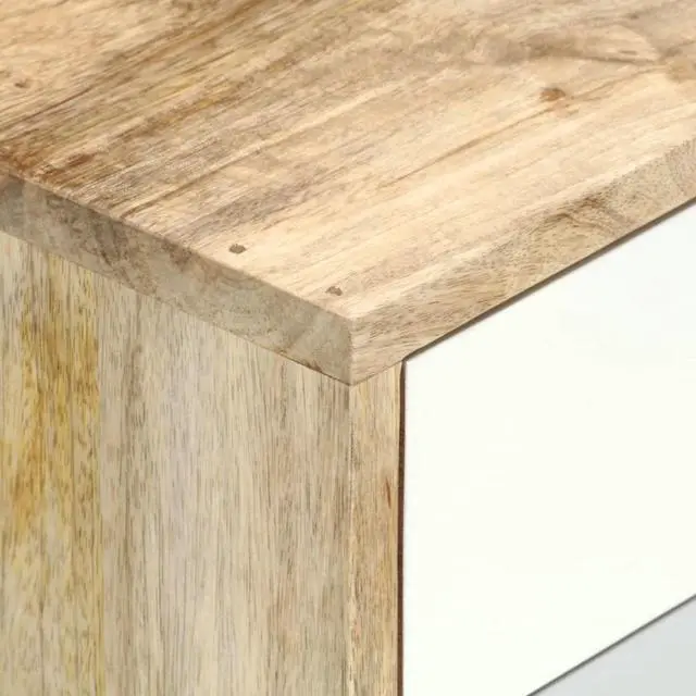 Alt view image 6 of 14 - vidaXL Cabinet Accent Side End Table with Storage Drawers Solid Wood Mango