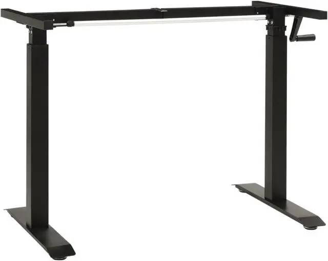 Alt view image 11 of 12 - vidaXL Standing Desk Frame Adjustable Legs Computer Desk Base for Home Office