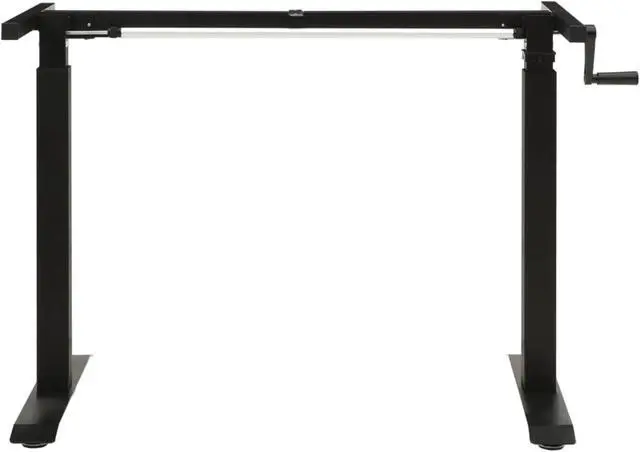 Alt view image 12 of 12 - vidaXL Standing Desk Frame Adjustable Legs Computer Desk Base for Home Office
