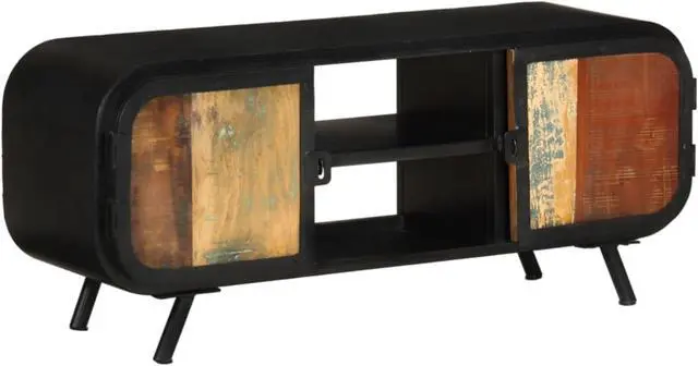 Alt view image 7 of 13 - vidaXL TV Stand TV Console Sideboard TV Unit Media Unit Solid Reclaimed Wood