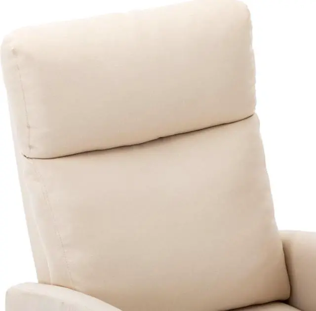 Alt view image 10 of 17 - vidaXL Massage Chair Electric Massaging Recliner Chair for Elderly Cream Fabric