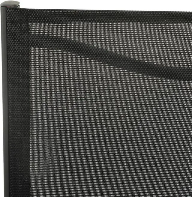 Alt view image 6 of 13 - vidaXL Patio Chairs 4 pcs Textilene and Steel Black and Anthracite