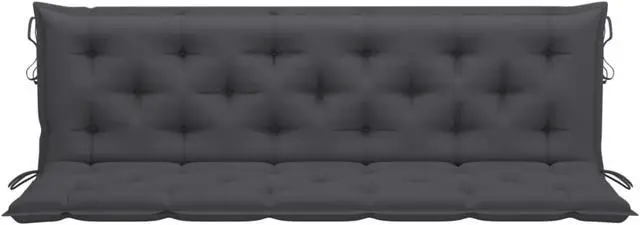 Alt view image 7 of 11 - vidaXL Cushion for Swing Chair Anthracite Fabric Throw Pillow Seat Cushion