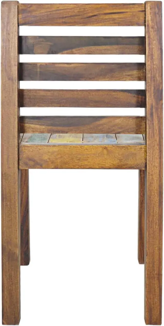 Alt view image 5 of 7 - vidaXL Dining Chairs 4 pcs Solid Reclaimed Wood