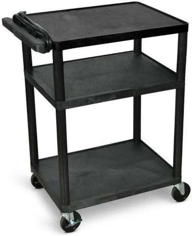 Alt view image 5 of 9 - Luxor LP34E-B 34" Plastic Table with Electric