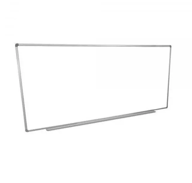 Alt view image 11 of 11 - Luxor Wall-Mounted Magnetic Whiteboard - 96" x 40" -White Surface, Silver Aluminum Frame  WB9640W