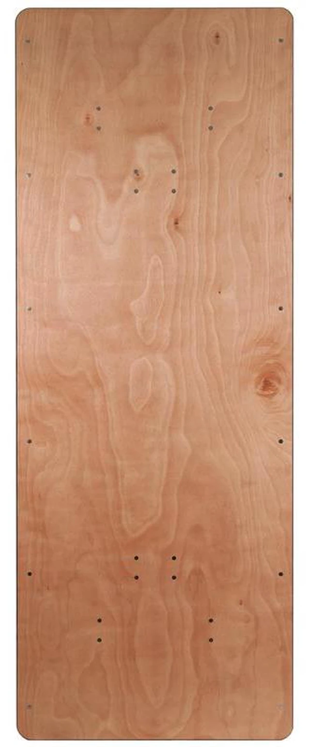 Alt view image 9 of 12 - Flash Furniture Rectangular Wood Folding Banquet Table with Clear Coated Finished Top, 36" by 96"