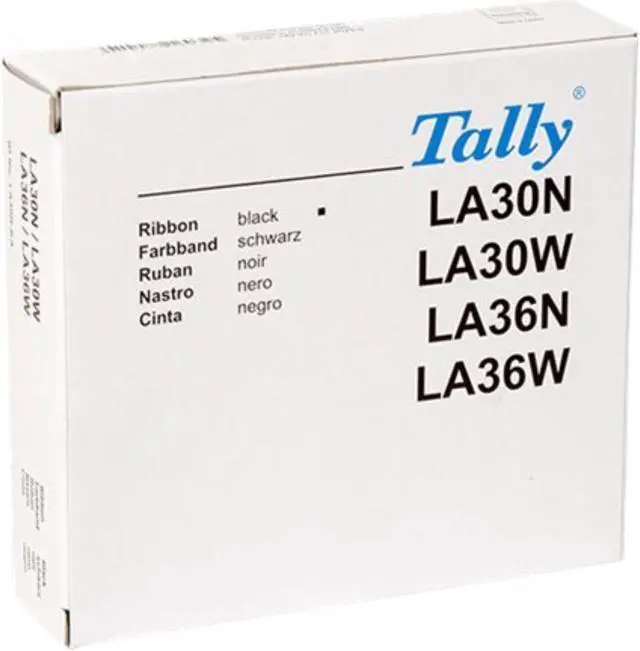 Alt view image 4 of 5 - TALLY DIGITAL LA30 BLACK PRINTER RIBBON, 2 MILL yield