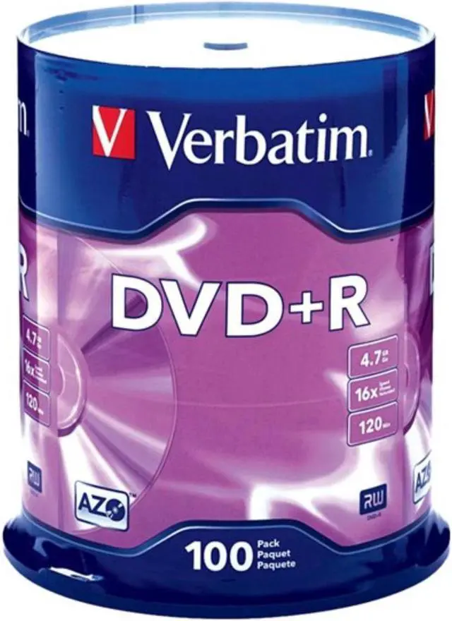 Alt view image 6 of 6 - DVD+R Discs, 4.7GB, 16x, Spindle, 100/Pack