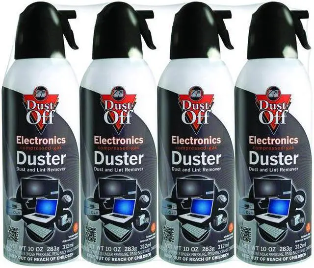 Alt view image 8 of 9 - Dust-Off DPSXL4A 10oz Electronics Dusters, 4 pk