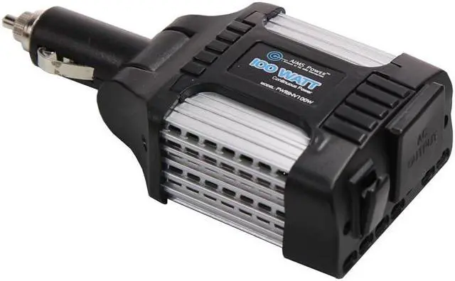 Alt view image 2 of 5 - 100 Watt Power Inverter with Cigarette Lighter Plug