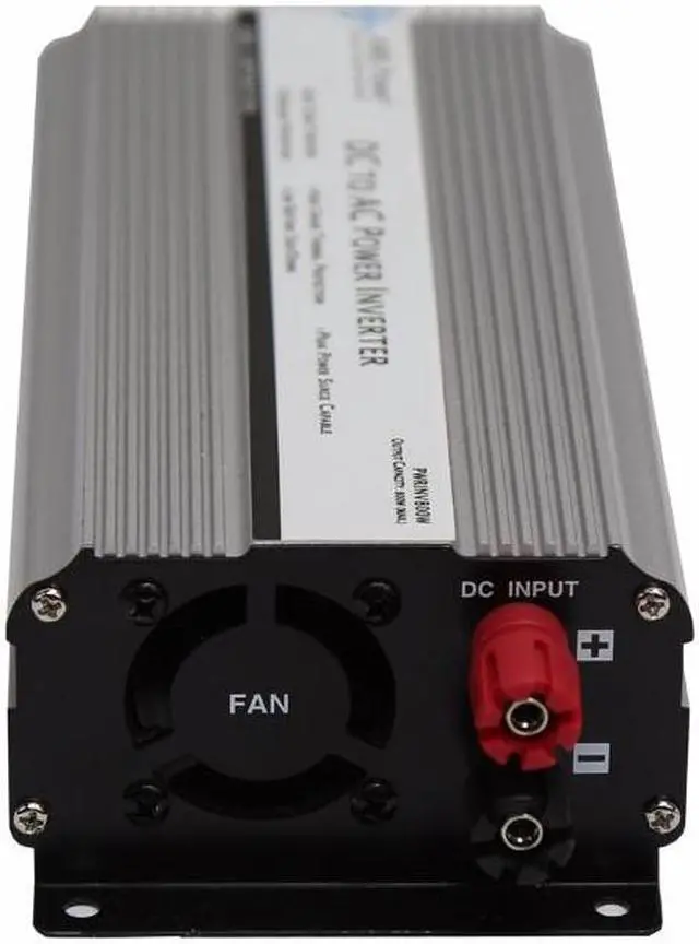 Alt view image 4 of 4 - aims 800 watt power inverter with cables