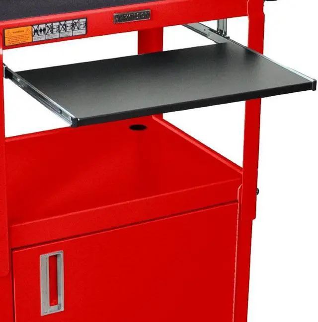 Alt view image 3 of 3 - LUXOR AVJ42KBC-RD Presentation Cart (pack of 2)