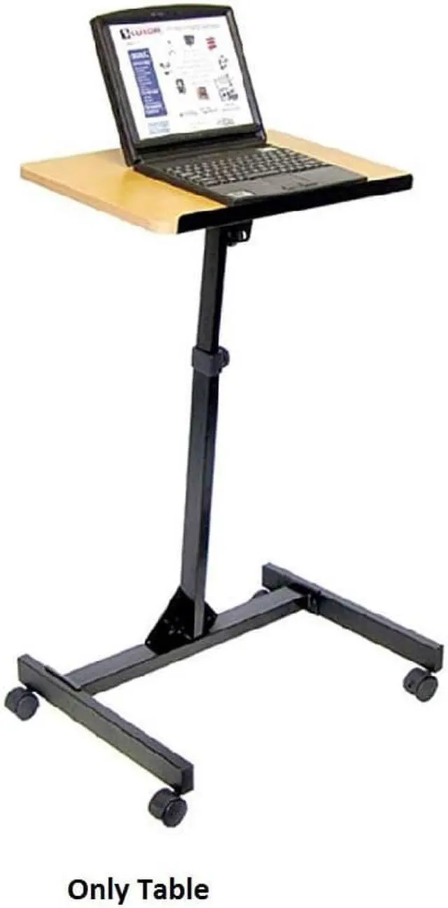 Alt view image 2 of 2 - Luxor LX9128 Adjustable Height Presentation Mobile Lectern (pack of 2)