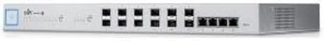 Alt view image 10 of 10 - Ubiquiti 10G 16-Port Managed Aggregation Switch - 4 Ports - Manageable - 2 Layer Supported - - - 1U