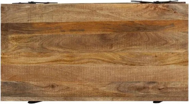 Alt view image 12 of 12 - vidaXL Coffee Table End Table Sofa Table with Storage Shelf Solid Wood Mango