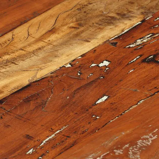 Alt view image 10 of 15 - vidaXL Coffee Table Vintage Round End Table Side Table Solid Reclaimed Wood