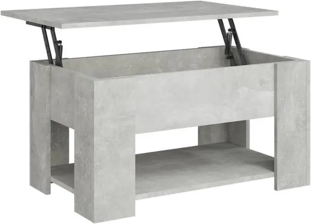 Main image of vidaXL Coffee Table Concrete Grey Engineered Wood Medium Coffee Table