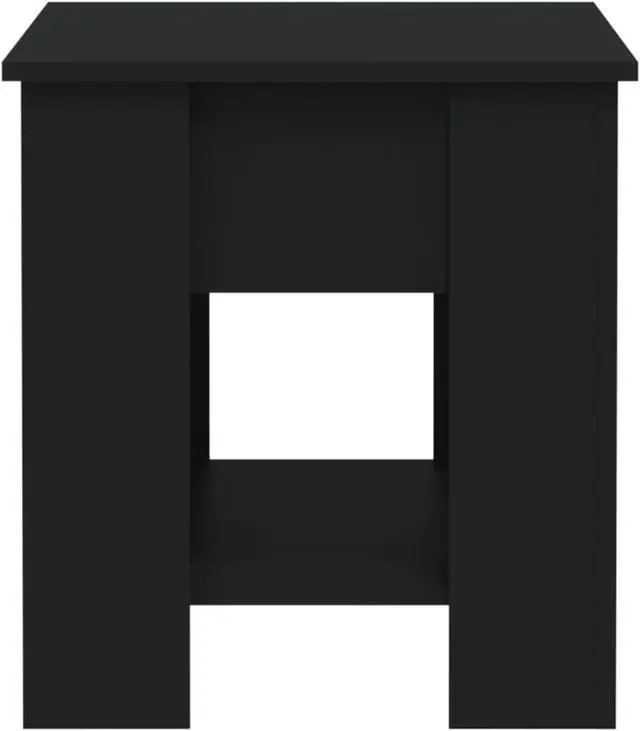 Alt view image 5 of 11 - vidaXL Coffee Table Black 39.8"x19.3"x20.5" Engineered Wood