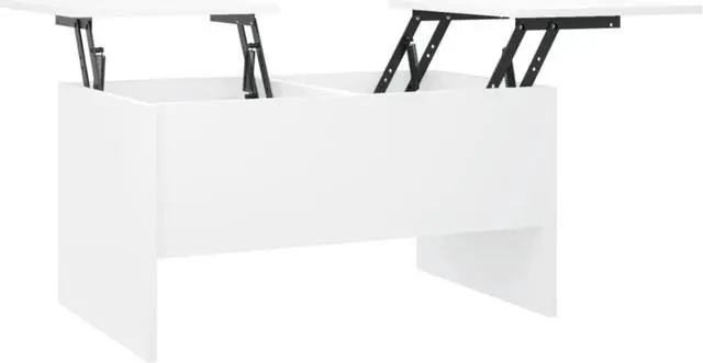 Main image of vidaXL Coffee Table White Engineered wood Medium Height-Adjustable