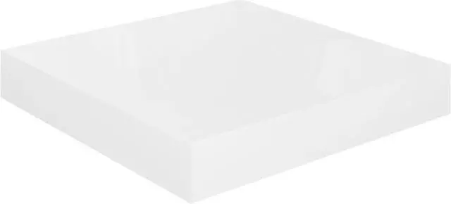 Alt view image 13 of 15 - vidaXL Wall Shelves Floating Shelves Display Shelves 2 Pcs High Gloss White