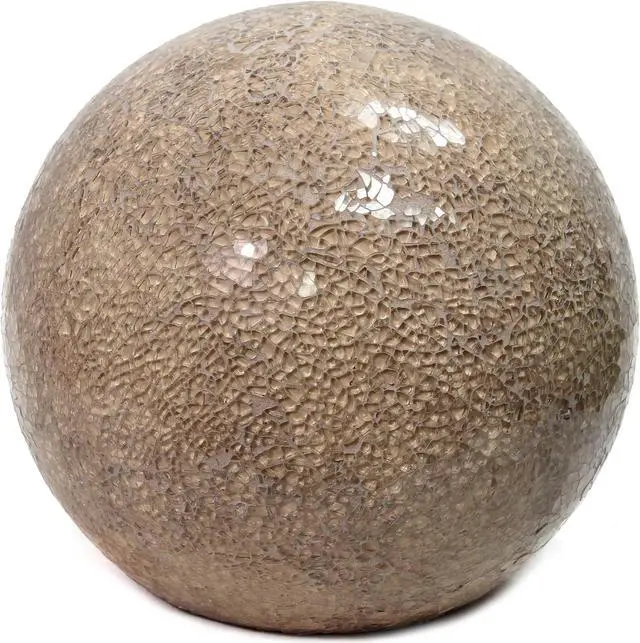 Alt view image 18 of 19 - Simple Designs 1 Light Mosaic Stone Ball Table Lamp, Champagne