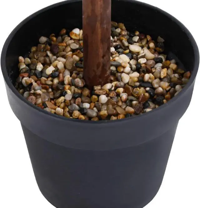 Alt view image 3 of 10 - vidaXL Artificial Boxwood Plant with Pot Ball Shaped Green 28"