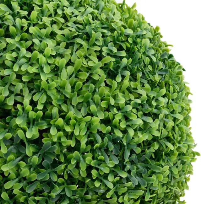 Main image of vidaXL Artificial Boxwood Plant with Pot Ball Shaped Green 28"