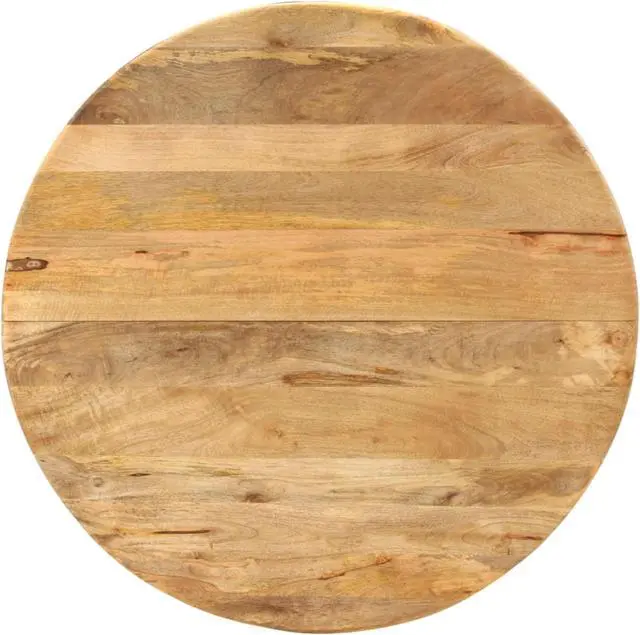 Main image of vidaXL Dining Table 43.3"x30.7" Solid Wood Mango and Steel