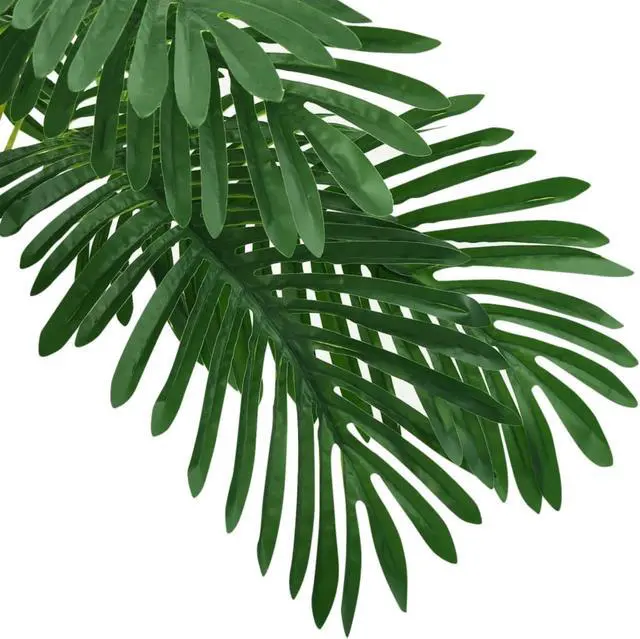 Alt view image 3 of 9 - vidaXL Artificial Cycas Palm with Pot 63" Green