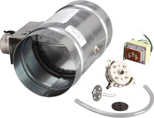 Alt view image 6 of 6 - Broan MD6TU 6" Universal Automatic Make-Up Air Damper with Pressure Sensor Kit