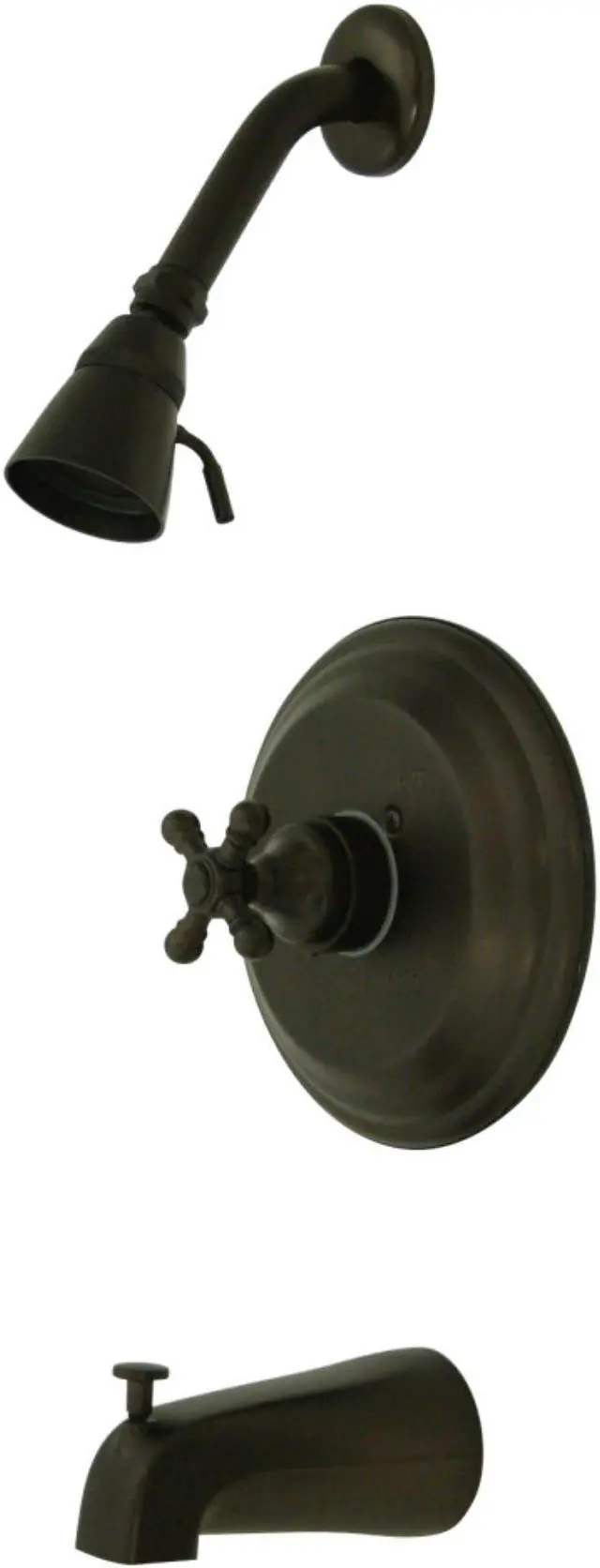 Alt view image 3 of 3 - Kingston Brass KB2635BX Pressure Balance Tub & Shower Faucet - Oil Rubbed Bronze