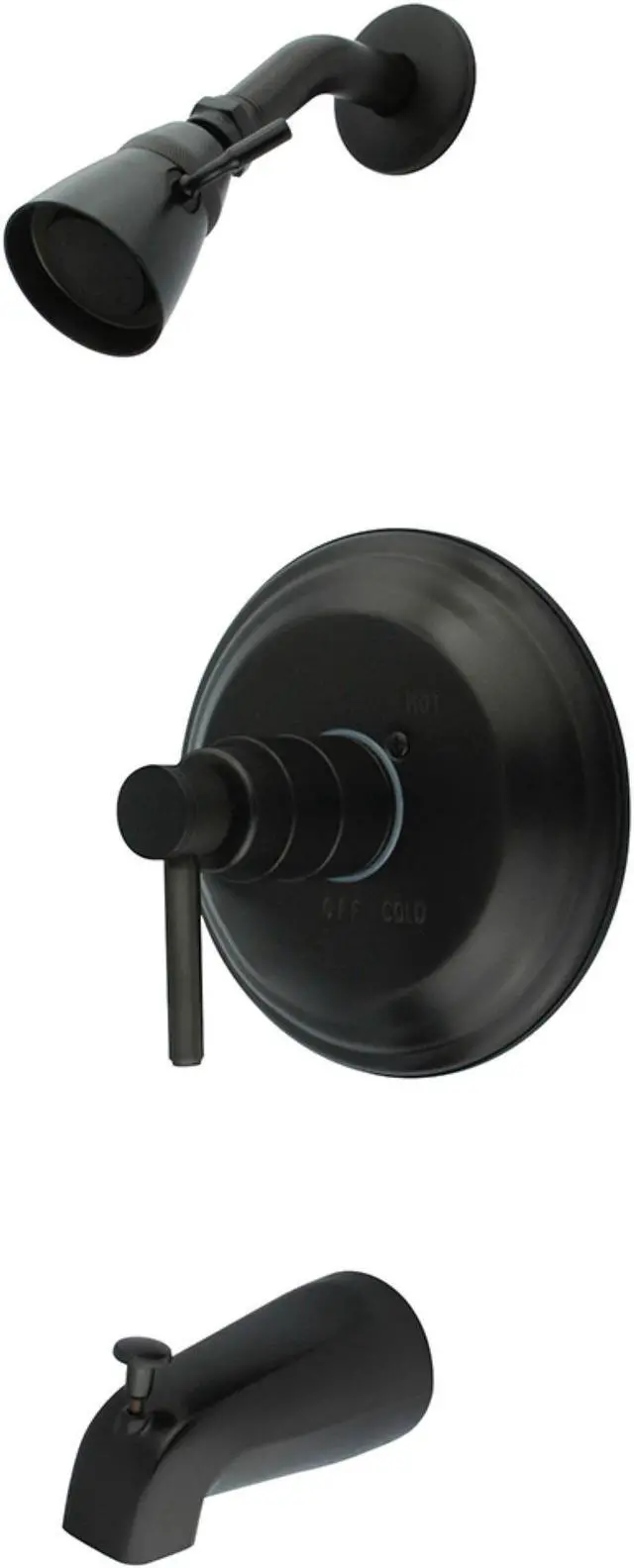 Alt view image 3 of 4 - Kingston Brass KB2635DL Single Handle Tub & Shower Faucet