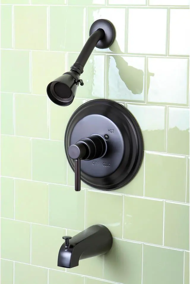Alt view image 4 of 4 - Kingston Brass KB2635DL Single Handle Tub & Shower Faucet