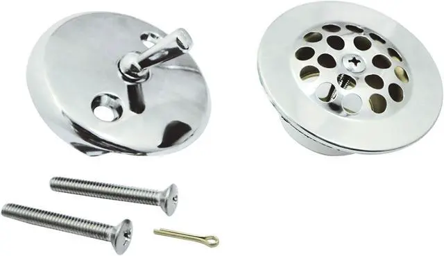 Alt view image 4 of 4 - Kingston Brass DTL5305A1 Grid Tub Drain Kit, Polished Chrome