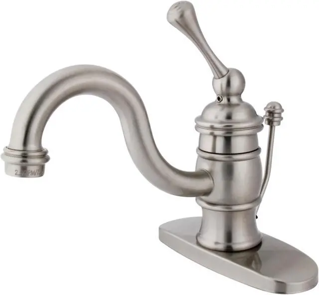 Alt view image 5 of 5 - Kingston Brass KB3408BL Single Handle 4" Centerset Lavatory Faucet with Retail P