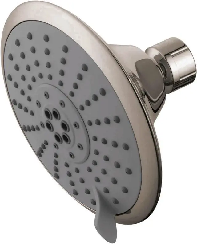 Alt view image 6 of 7 - Kingston Brass KX258 Kingston Brass Watersense KX258 5 Diameter 5 Function Spray Pattern Shower Head, Satin Nickel