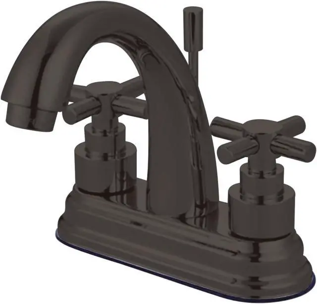 Alt view image 5 of 5 - Kingston Brass Elinvar Two Handle 4" Centerset Lavatory Faucet with Brass Pop-up
