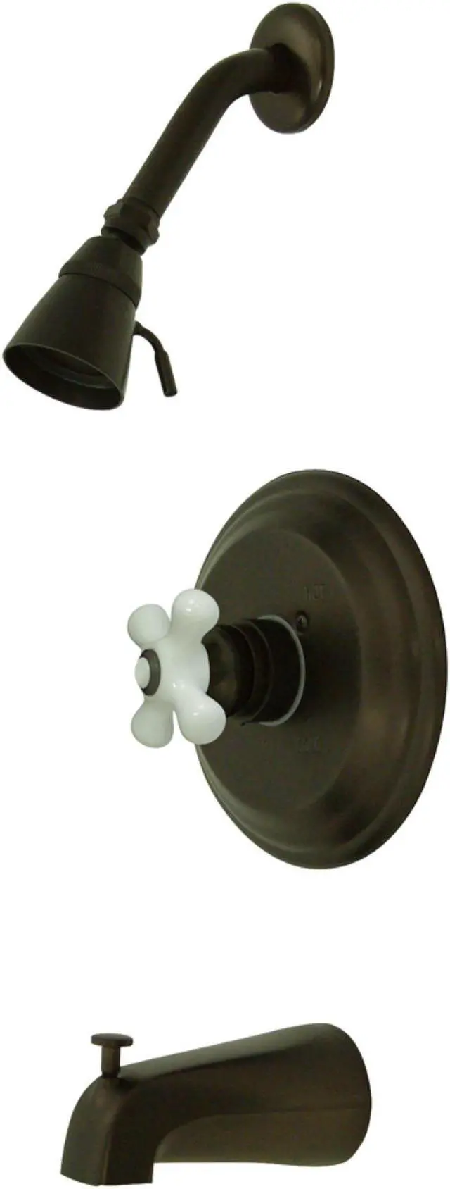 Alt view image 5 of 5 - Kingston Brass KB3635PX Pressure Balance Tub & Shower Faucet - Oil Rubbed Bronze