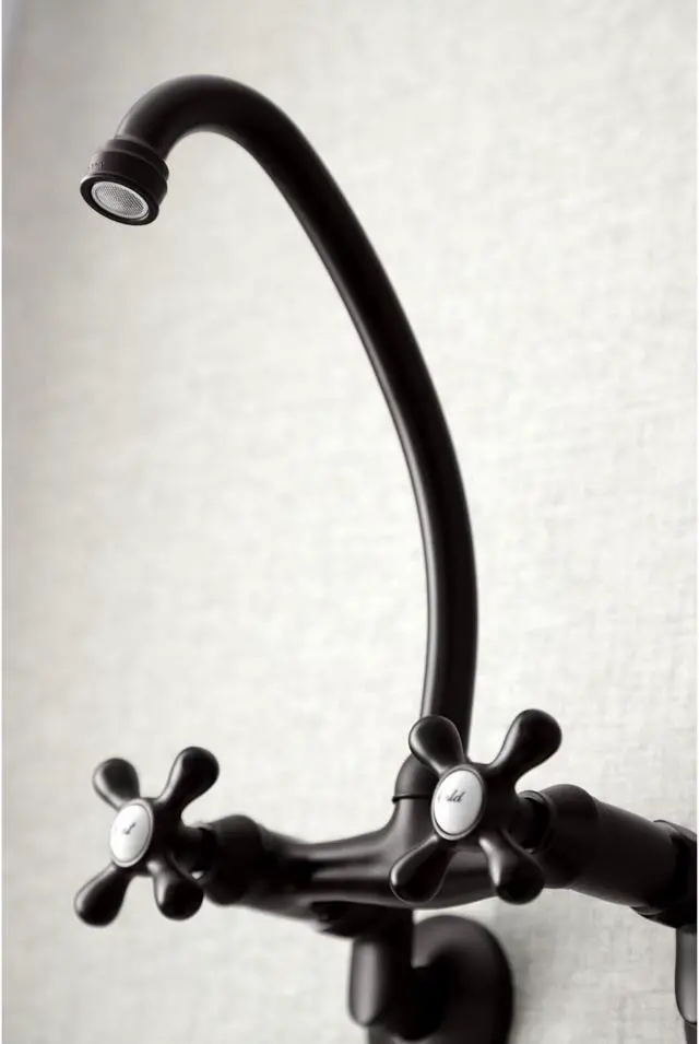 Alt view image 7 of 8 - Kingston Brass KS214ORB Kitchen , Faucet, Oil Rubbed Bronze