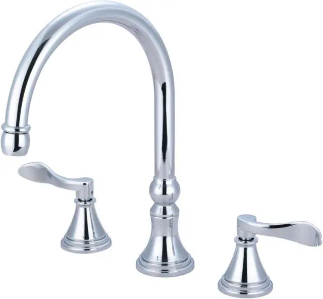 Alt view image 4 of 5 - Kingston Brass KS2341DFL Two Handle Roman Tub Filler