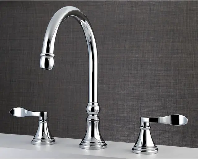 Alt view image 5 of 5 - Kingston Brass KS2341DFL Two Handle Roman Tub Filler