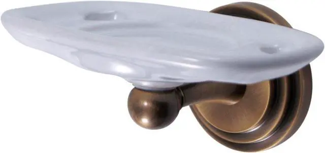 Alt view image 3 of 3 - MILANO TOOTHBRUSH/TUMBLER HOLDER, VB VINTAGE-Vintage Brass Finish