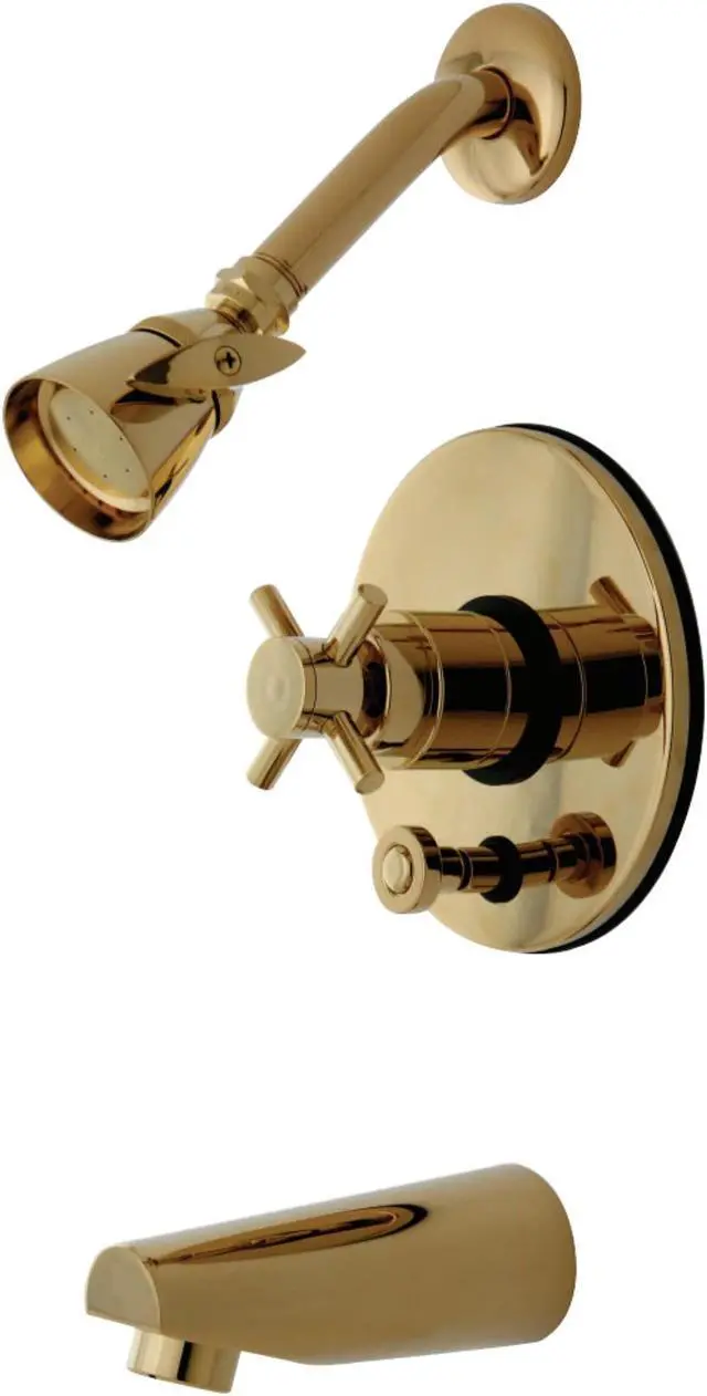 Alt view image 4 of 4 - Kingston Brass  KB86920DX Concord Single Handle Tub & Shower Set