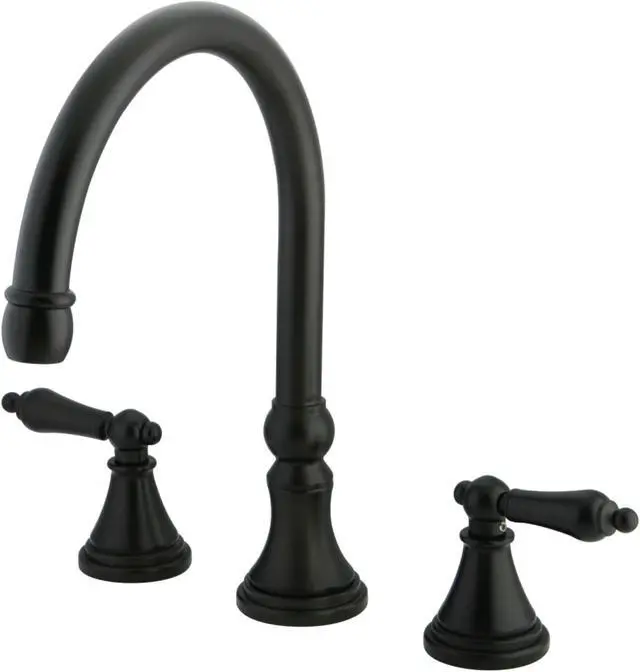 Alt view image 3 of 3 - ROMAN TUB FILLER W/AL HDL-Oil Rubbed Bronze Finish