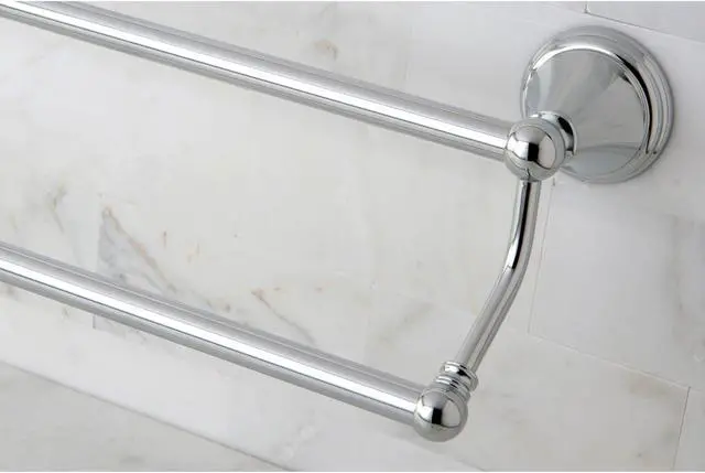 Alt view image 7 of 8 - GOVERNOR 24 DUAL TOWEL BAR-Chrome Finish