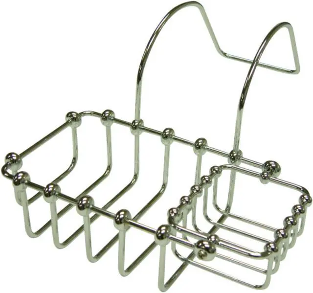Alt view image 3 of 3 - Kingston Brass CC2171 7 Inch Swivel Soap & Sponge Holder - Polished Chrome